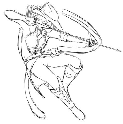 FF14 Bard Sketch FF14 Bard Sketch