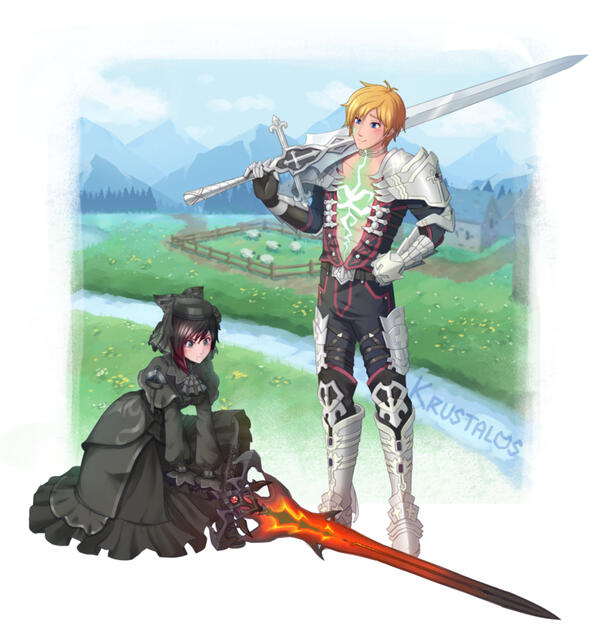 Full body with rendered shading